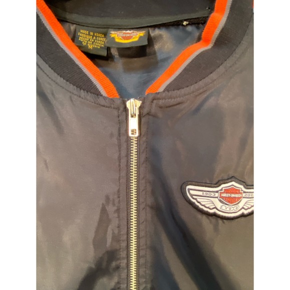 Vintage Harley Davidson 100th Anniversary Zip Jacket Size M* Classic Design WC19 - Picture 3 of 12